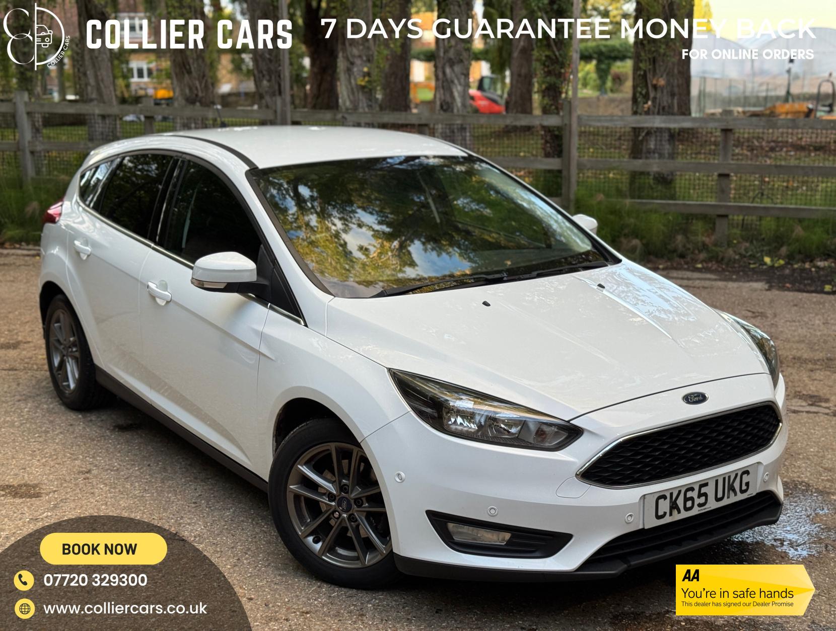 Ford Focus 1.0T EcoBoost Zetec Hatchback 5dr Petrol Manual Euro 6 (s/s) (125 ps)