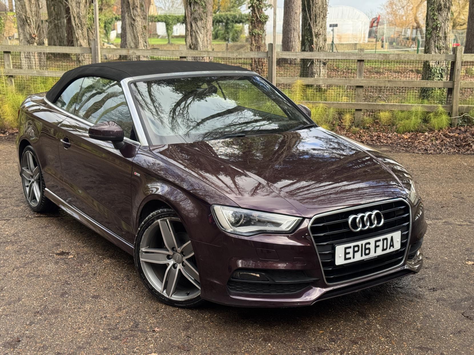 Audi A3 Cabriolet 1.4 TFSI CoD S line Convertible 2dr Petrol S Tronic Euro 6 (s/s) (Nav) (150 ps)