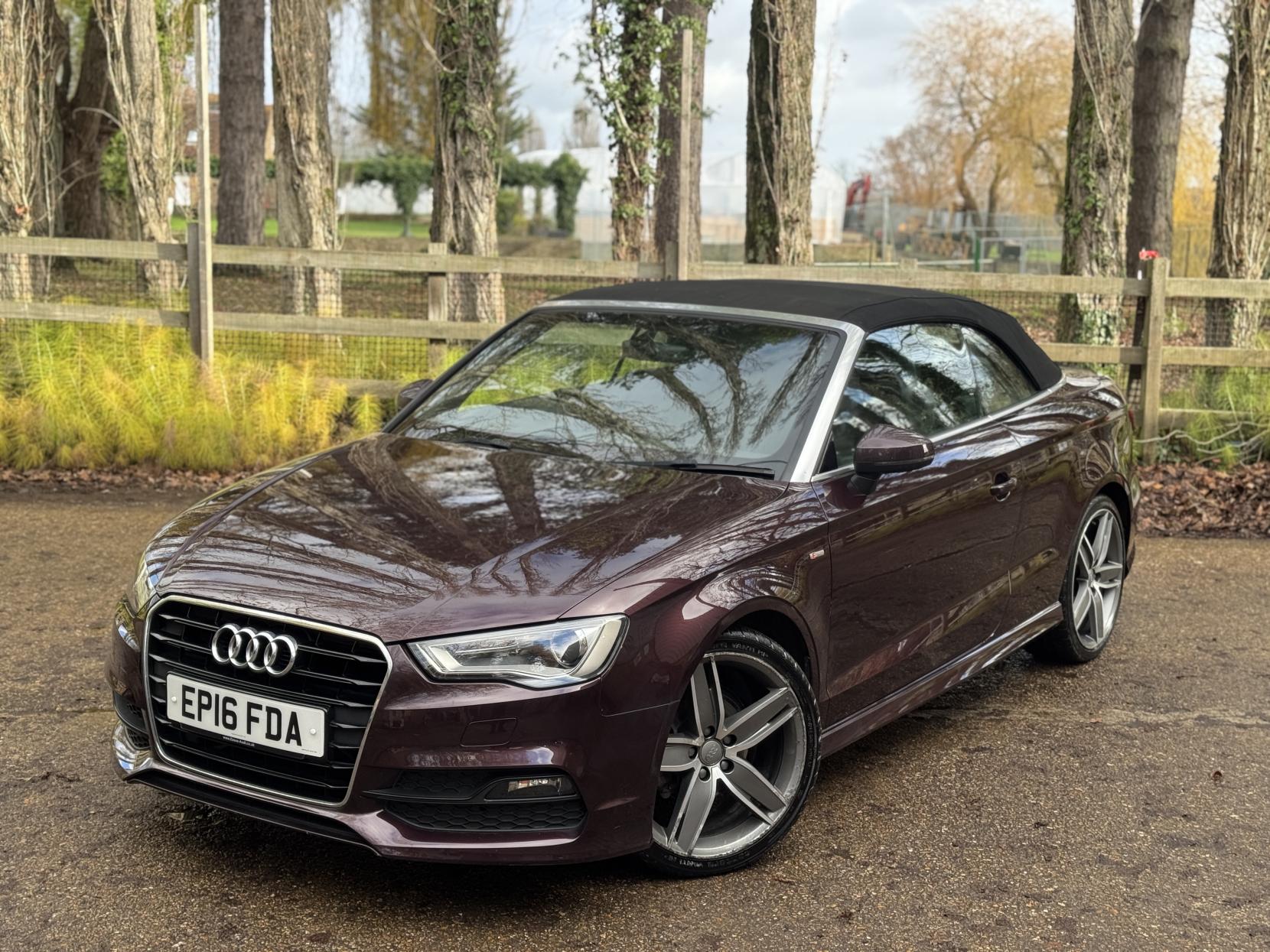 Audi A3 Cabriolet 1.4 TFSI CoD S line Convertible 2dr Petrol S Tronic Euro 6 (s/s) (Nav) (150 ps)