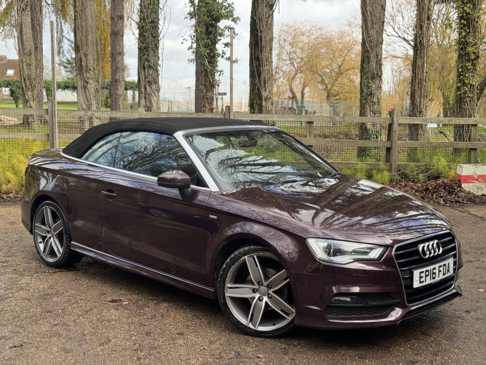 Audi A3 Cabriolet 1.4 TFSI CoD S line Convertible 2dr Petrol S Tronic Euro 6 (s/s) (Nav) (150 ps)