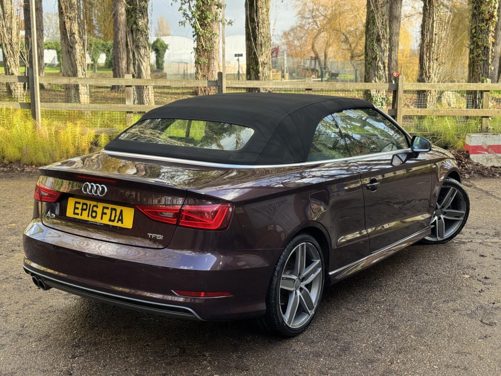 Audi A3 Cabriolet 1.4 TFSI CoD S line Convertible 2dr Petrol S Tronic Euro 6 (s/s) (Nav) (150 ps)