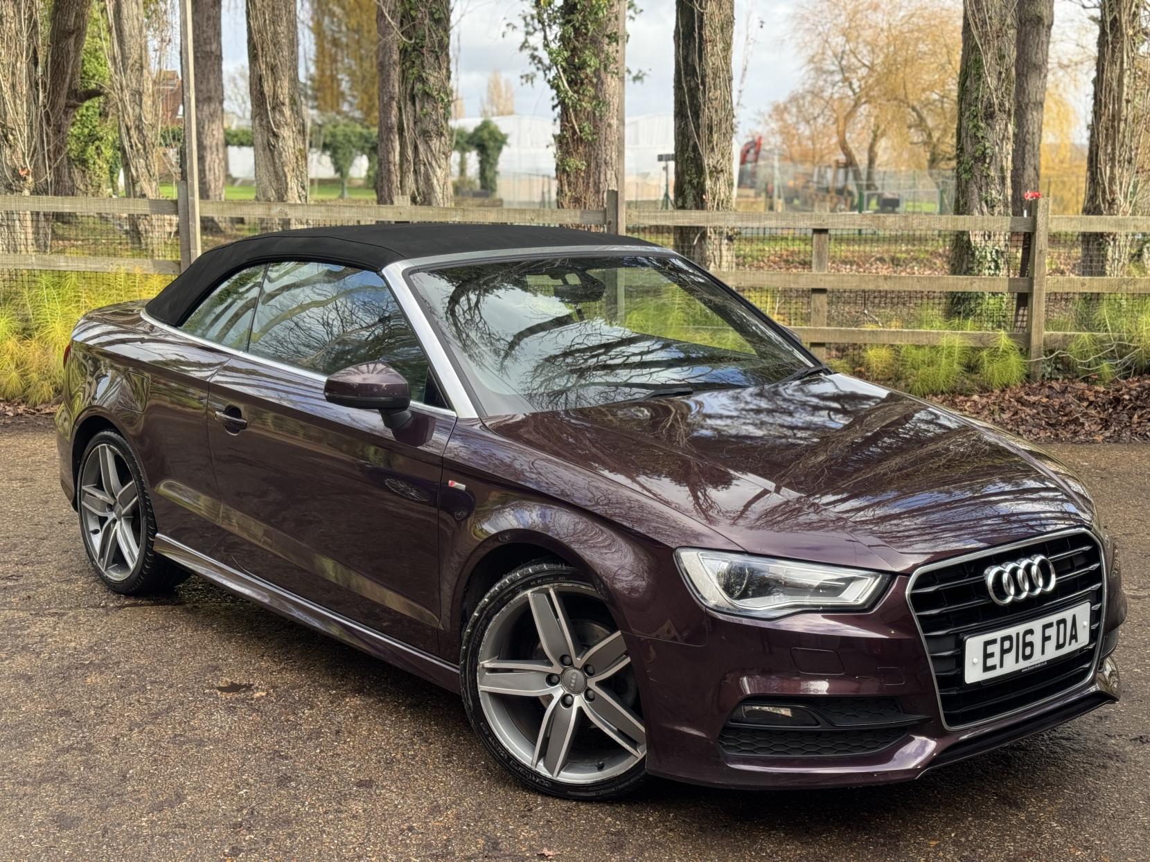 Audi A3 Cabriolet 1.4 TFSI CoD S line Convertible 2dr Petrol S Tronic Euro 6 (s/s) (Nav) (150 ps)