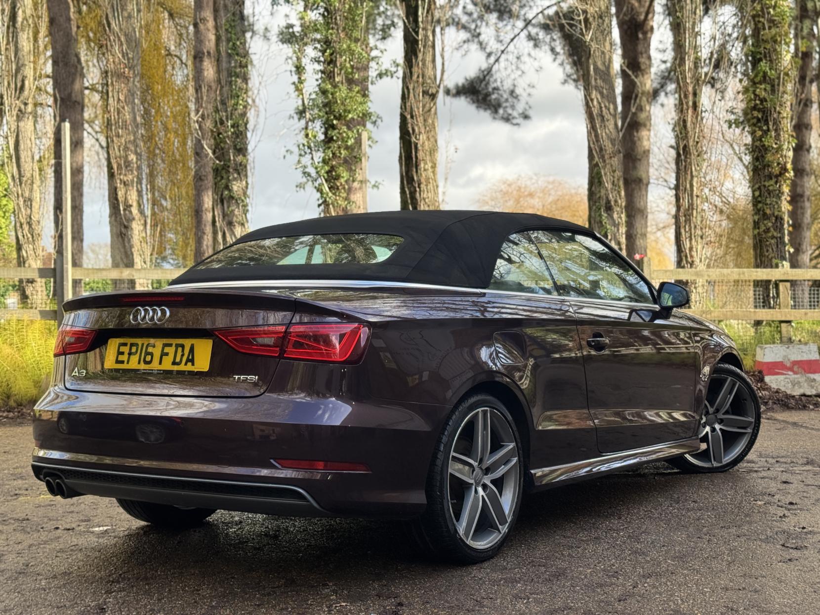 Audi A3 Cabriolet 1.4 TFSI CoD S line Convertible 2dr Petrol S Tronic Euro 6 (s/s) (Nav) (150 ps)