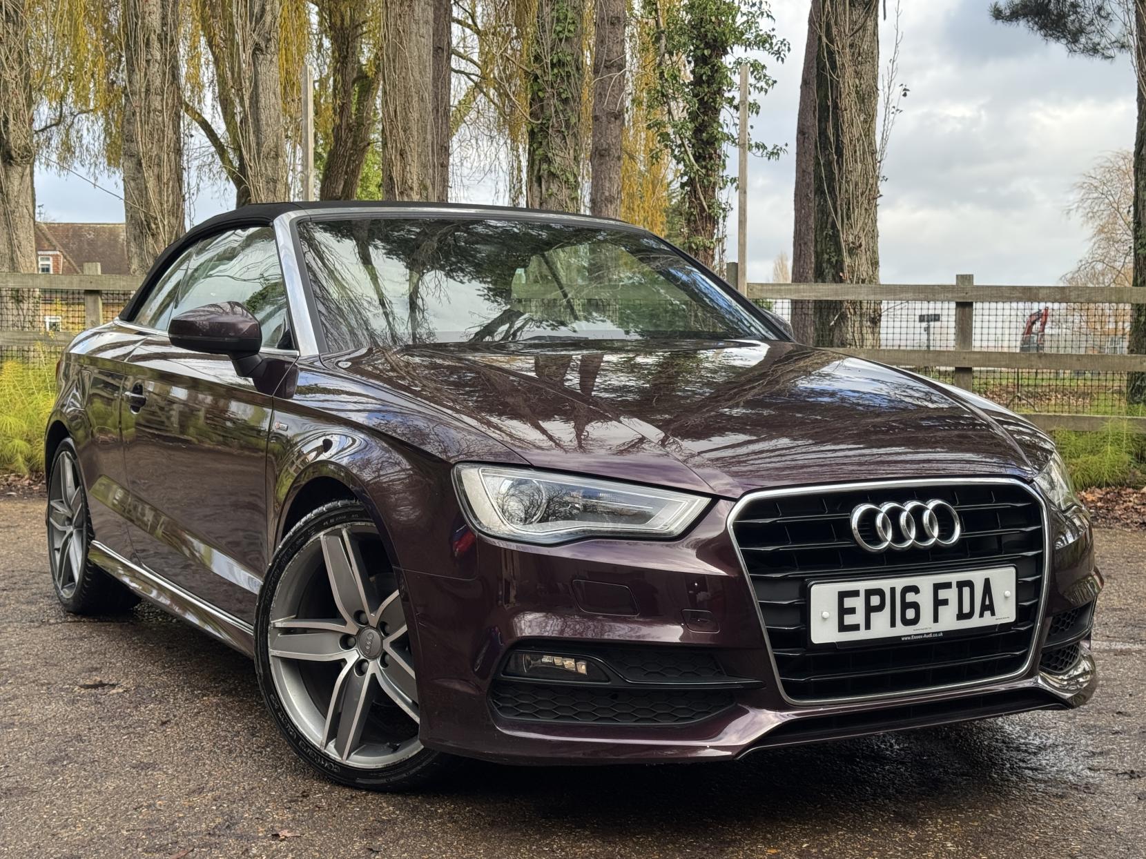 Audi A3 Cabriolet 1.4 TFSI CoD S line Convertible 2dr Petrol S Tronic Euro 6 (s/s) (Nav) (150 ps)