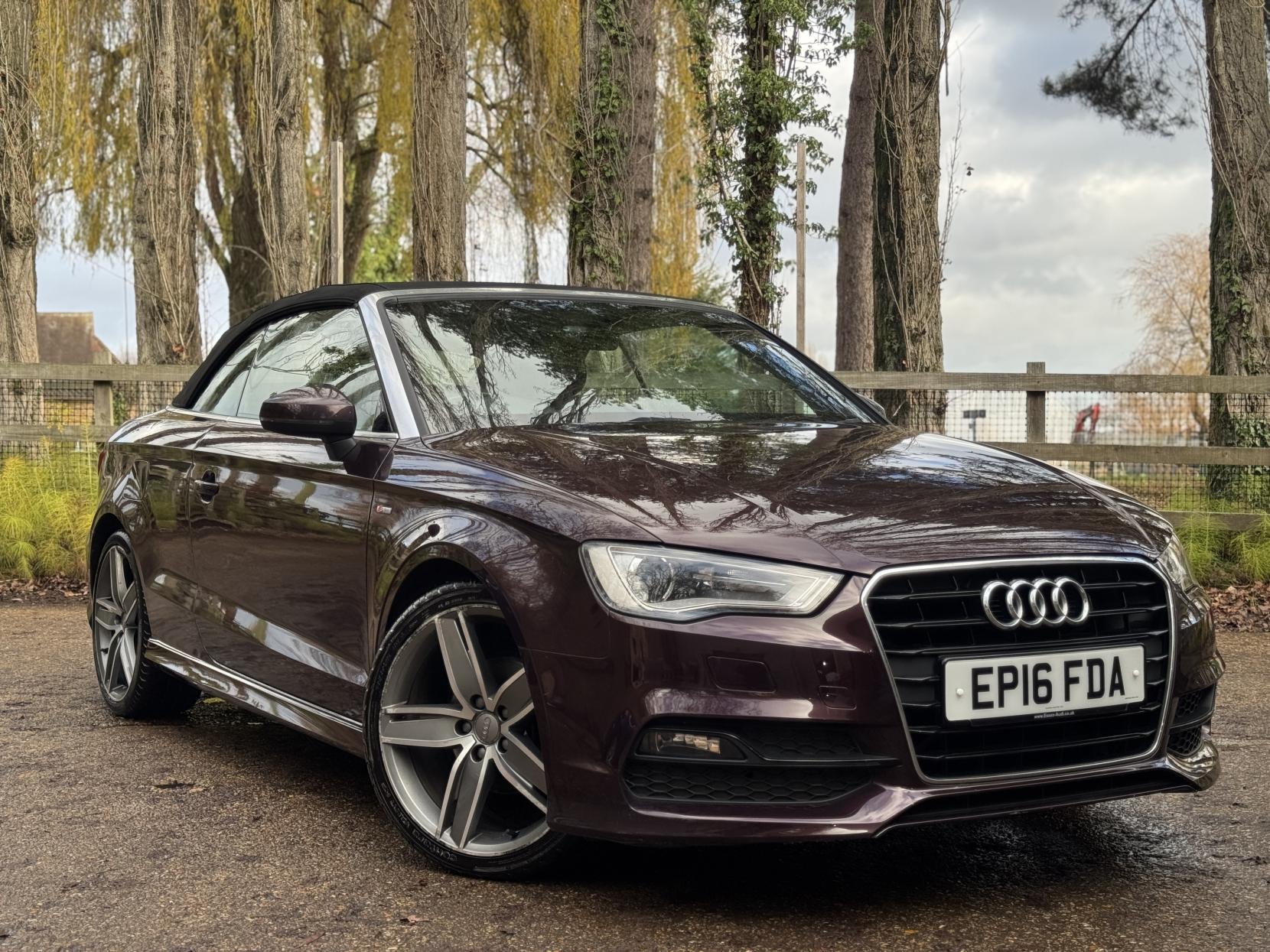 Audi A3 Cabriolet 1.4 TFSI CoD S line Convertible 2dr Petrol S Tronic Euro 6 (s/s) (Nav) (150 ps)