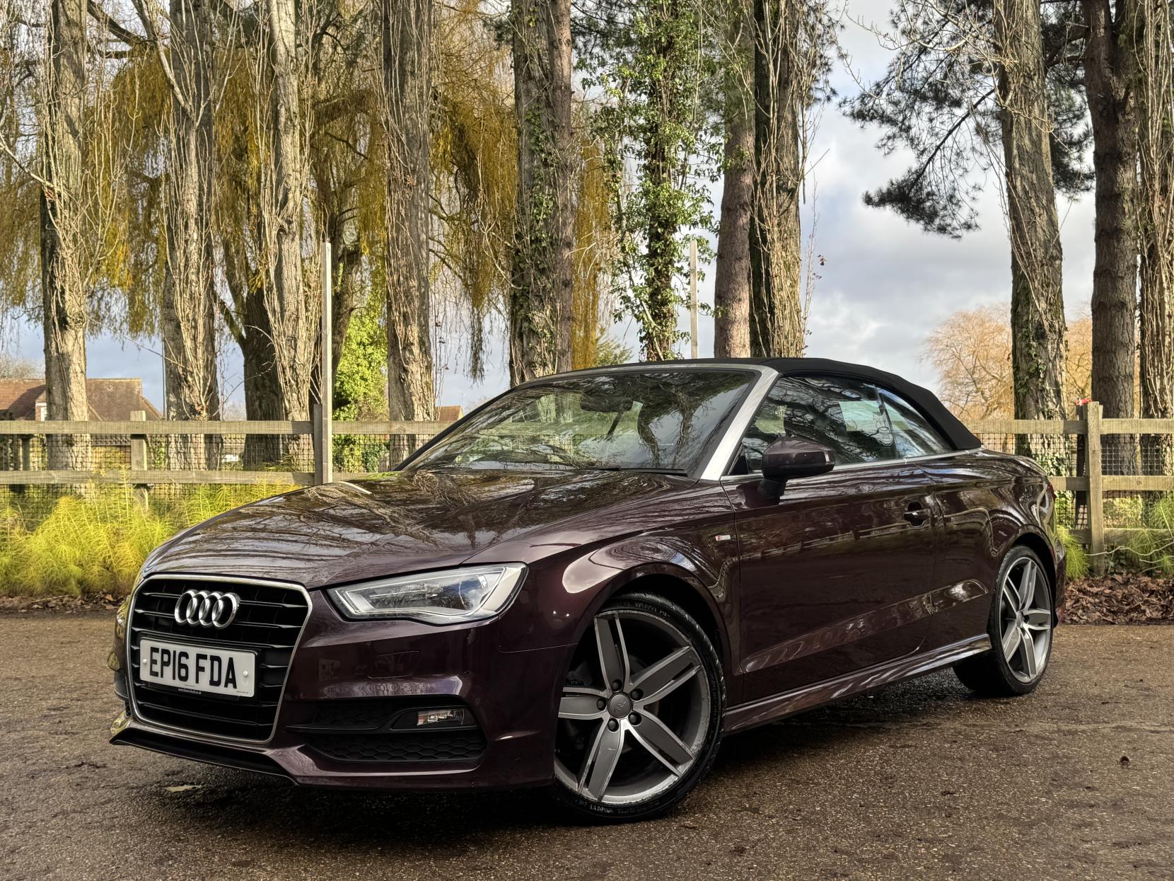 Audi A3 Cabriolet 1.4 TFSI CoD S line Convertible 2dr Petrol S Tronic Euro 6 (s/s) (Nav) (150 ps)