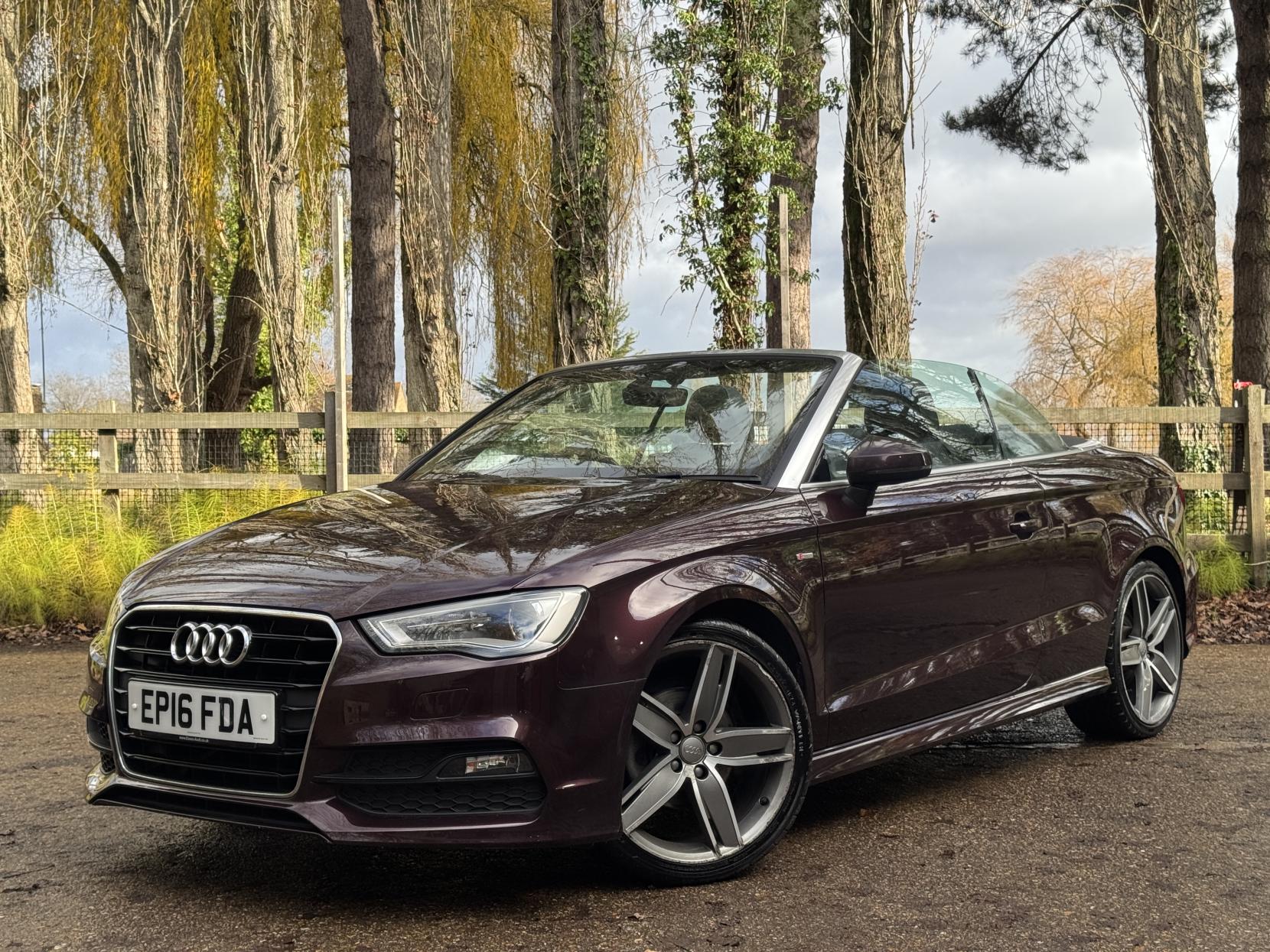 Audi A3 Cabriolet 1.4 TFSI CoD S line Convertible 2dr Petrol S Tronic Euro 6 (s/s) (Nav) (150 ps)