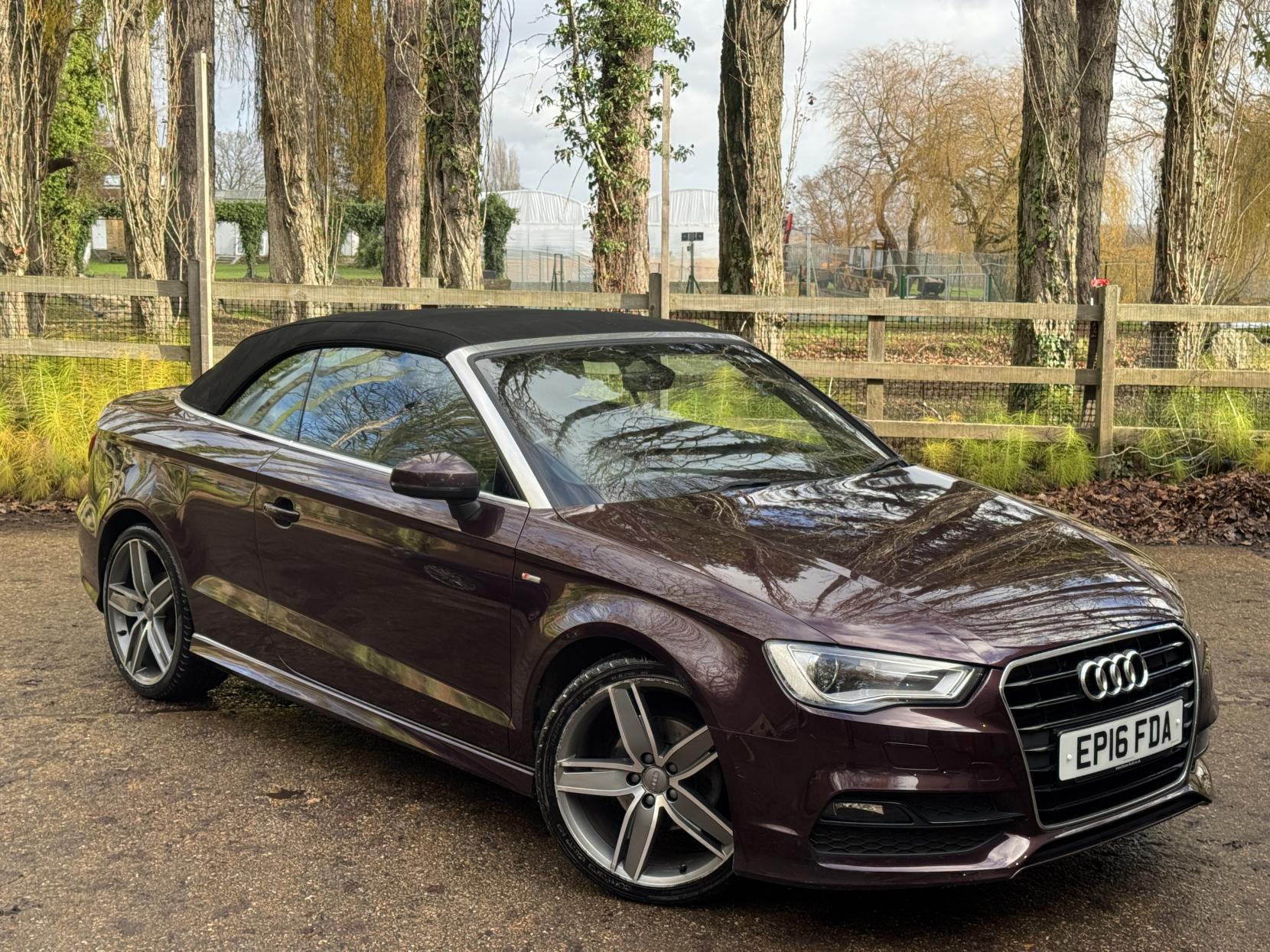 Audi A3 Cabriolet 1.4 TFSI CoD S line Convertible 2dr Petrol S Tronic Euro 6 (s/s) (Nav) (150 ps)