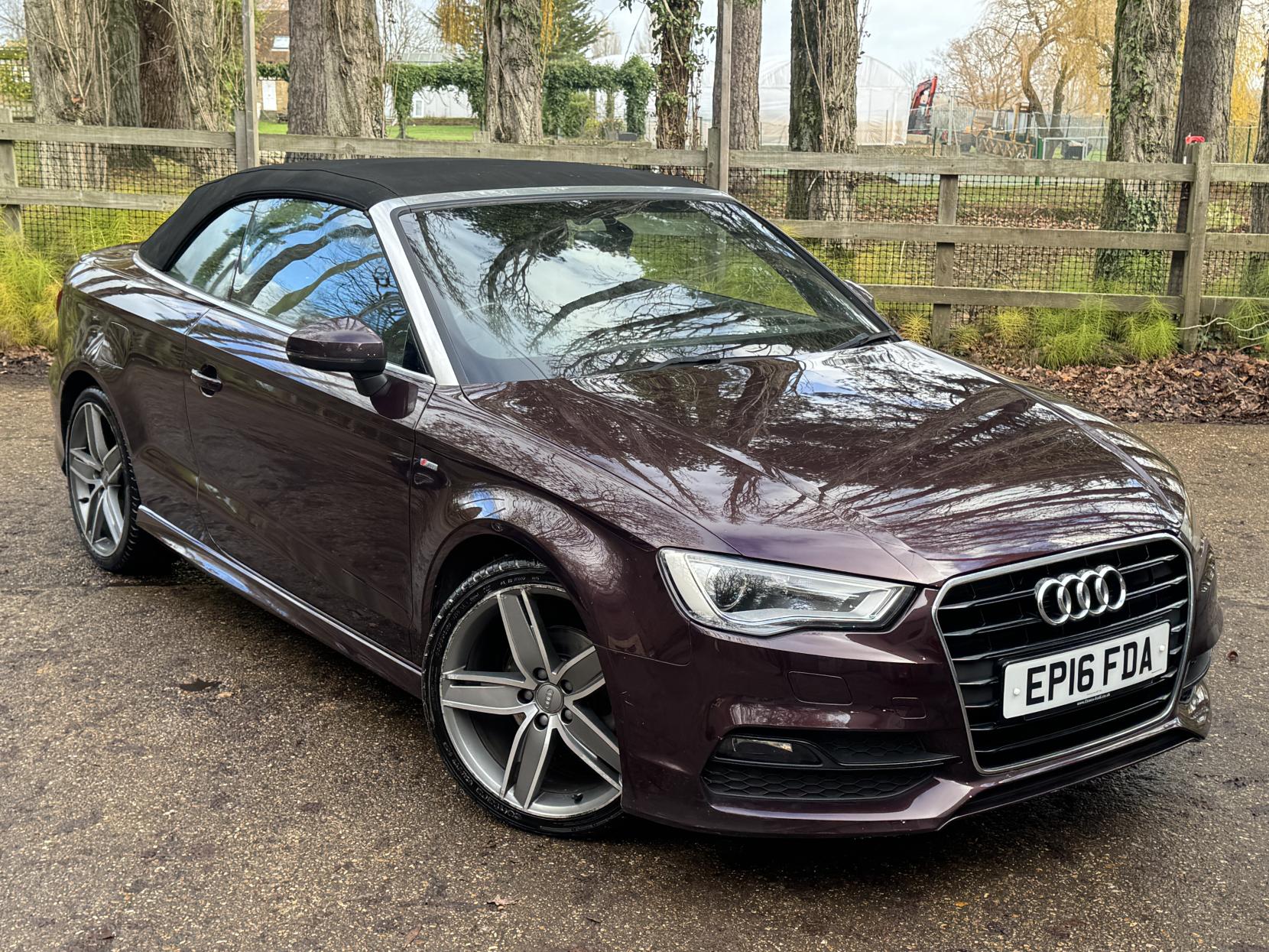 Audi A3 Cabriolet 1.4 TFSI CoD S line Convertible 2dr Petrol S Tronic Euro 6 (s/s) (Nav) (150 ps)