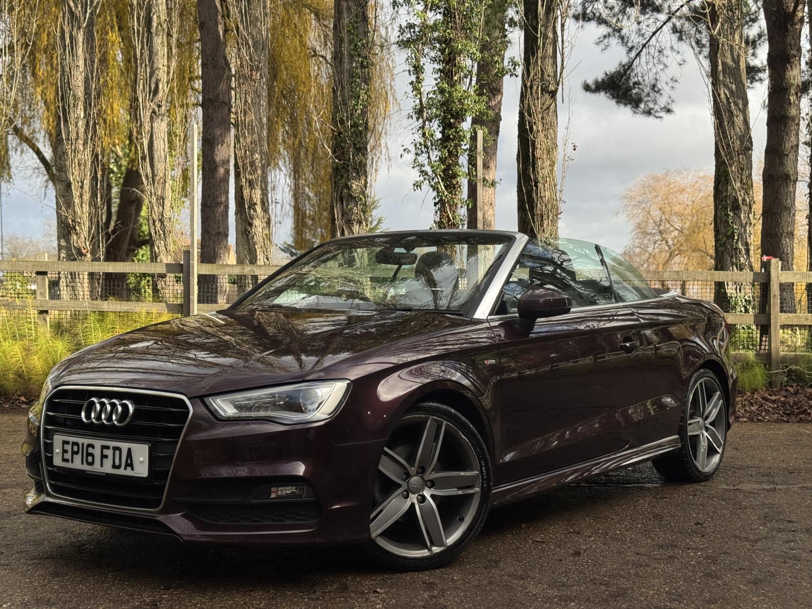 Audi A3 Cabriolet 1.4 TFSI CoD S line Convertible 2dr Petrol S Tronic Euro 6 (s/s) (Nav) (150 ps)