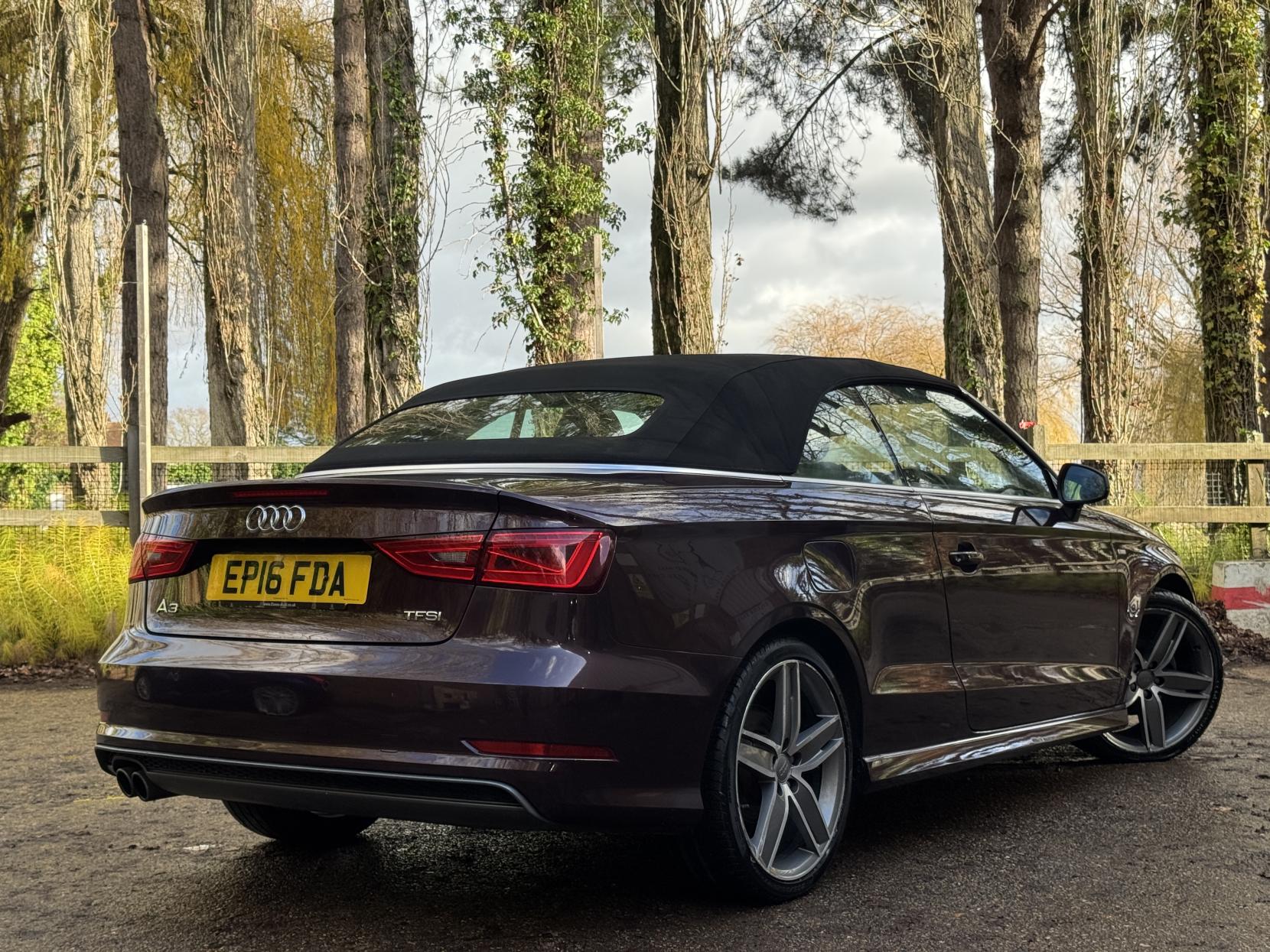 Audi A3 Cabriolet 1.4 TFSI CoD S line Convertible 2dr Petrol S Tronic Euro 6 (s/s) (Nav) (150 ps)