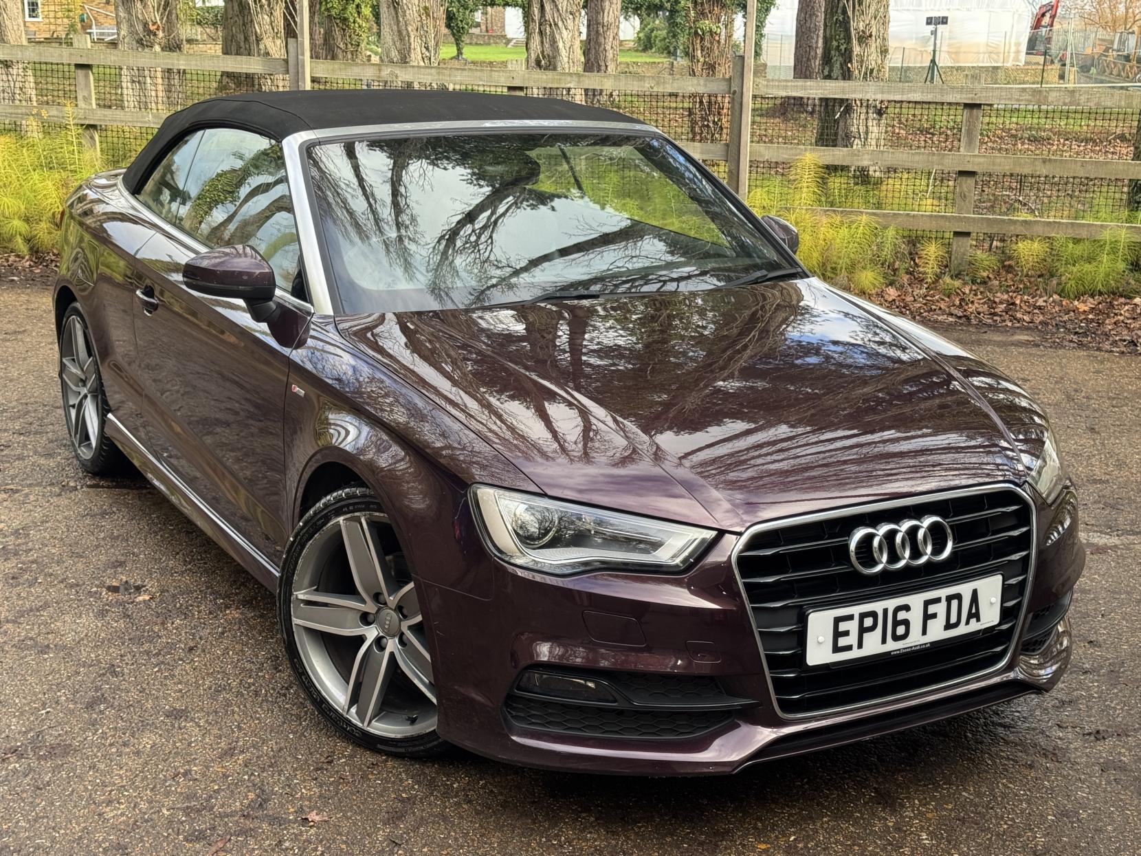 Audi A3 Cabriolet 1.4 TFSI CoD S line Convertible 2dr Petrol S Tronic Euro 6 (s/s) (Nav) (150 ps)