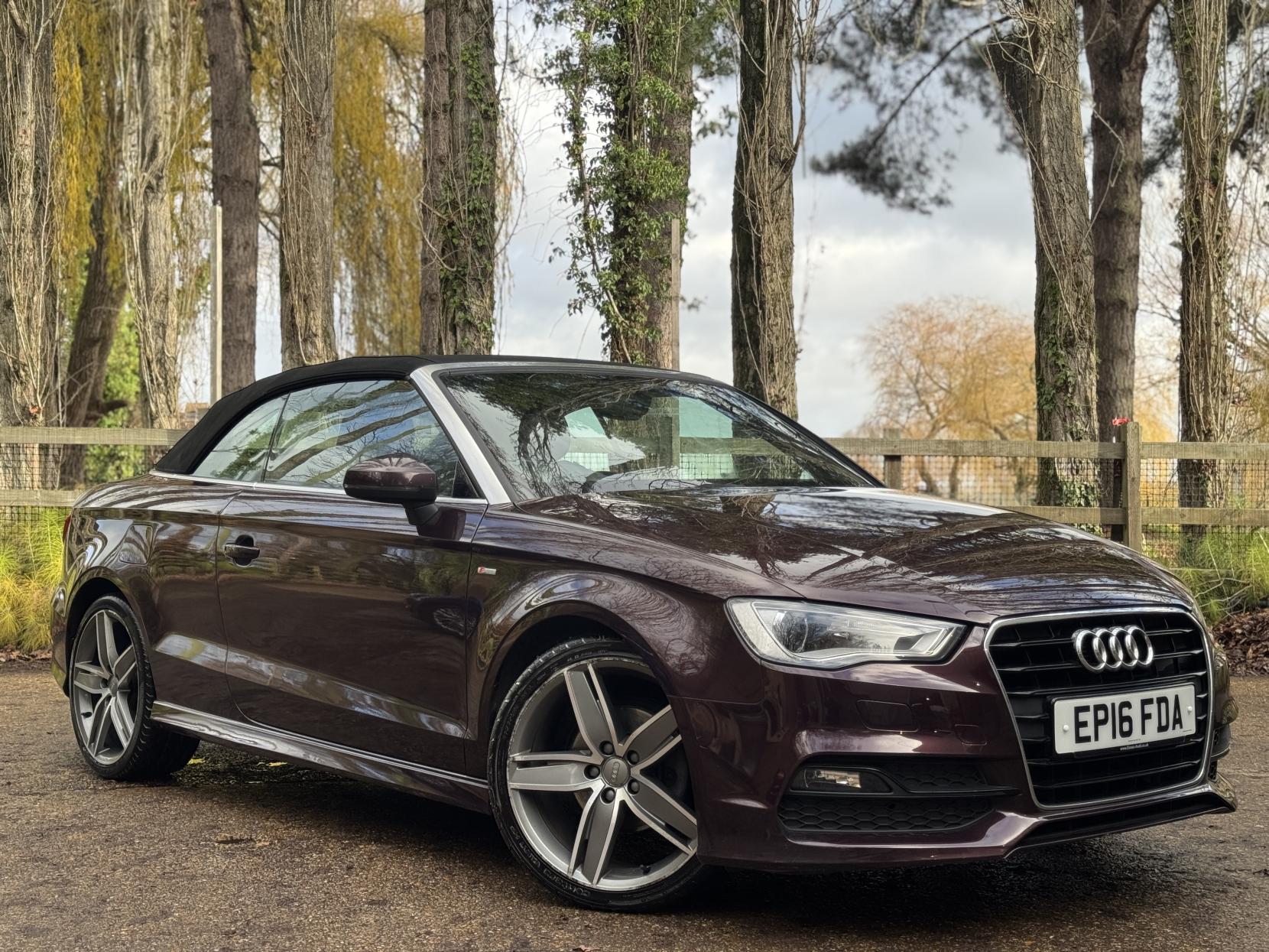 Audi A3 Cabriolet 1.4 TFSI CoD S line Convertible 2dr Petrol S Tronic Euro 6 (s/s) (Nav) (150 ps)