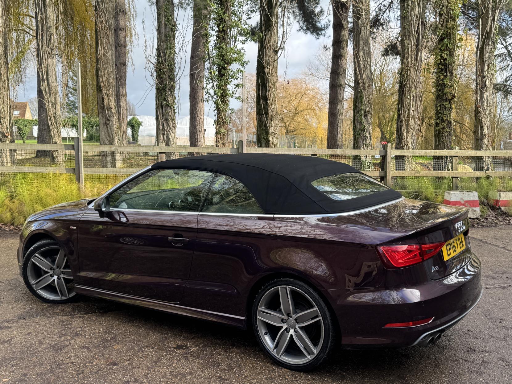 Audi A3 Cabriolet 1.4 TFSI CoD S line Convertible 2dr Petrol S Tronic Euro 6 (s/s) (Nav) (150 ps)