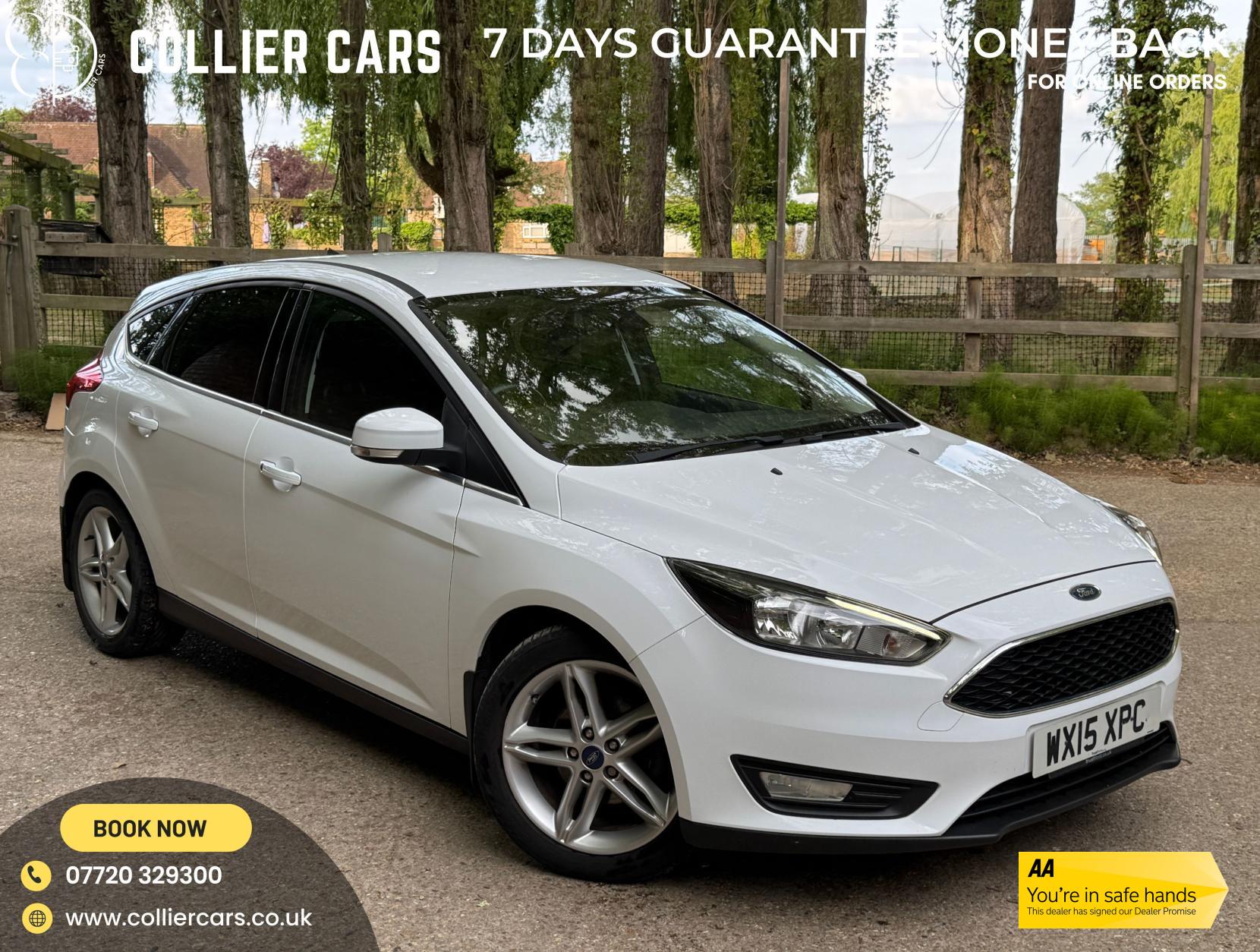 Ford Focus 1.0T EcoBoost Zetec Hatchback 5dr Petrol Manual Euro 6 (s/s) (125 ps)
