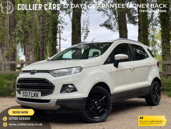 Ford EcoSport 1.0T EcoBoost Titanium SUV 5dr Petrol Manual 2WD Euro 6 (s/s) (125 ps)