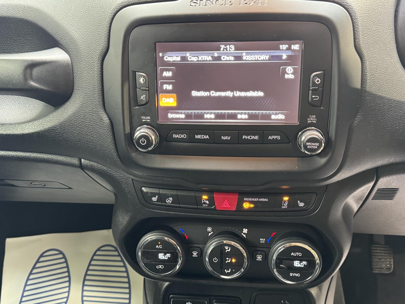 Jeep Renegade 1.6 MultiJetII Limited SUV 5dr Diesel Manual Euro 6 (s/s) (120 ps)