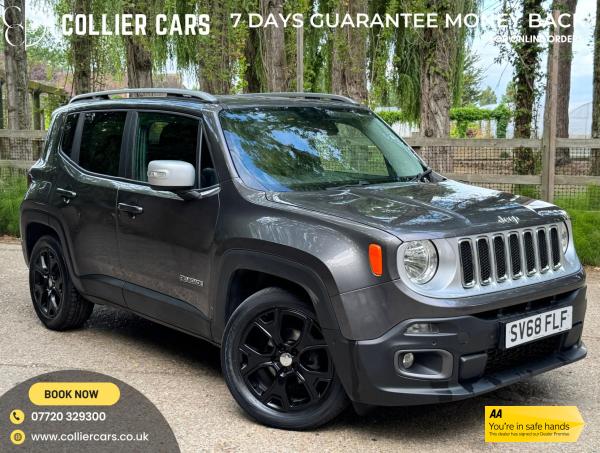 Jeep Renegade 1.6 MultiJetII Limited SUV 5dr Diesel Manual Euro 6 (s/s) (120 ps)