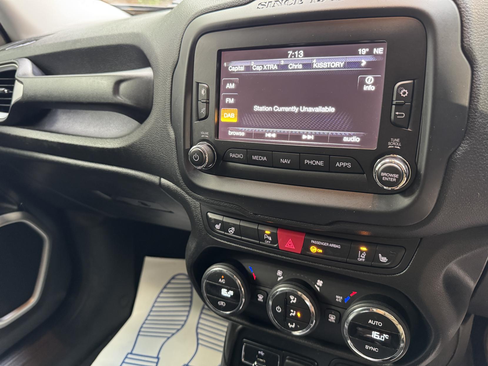 Jeep Renegade 1.6 MultiJetII Limited SUV 5dr Diesel Manual Euro 6 (s/s) (120 ps)