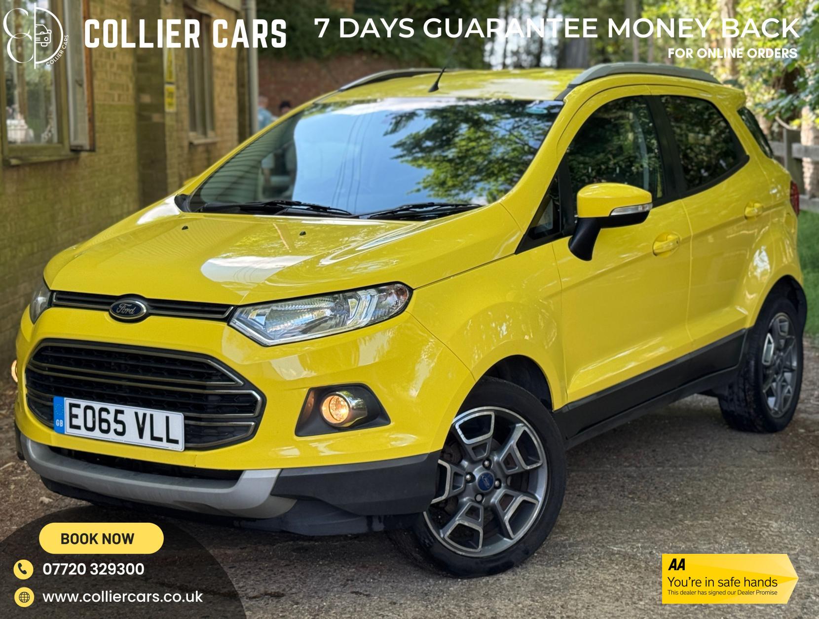 Ford EcoSport 1.0T EcoBoost Titanium SUV 5dr Petrol Manual 2WD Euro 5 (s/s) (125 ps)