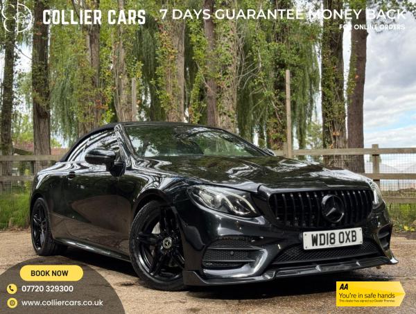 Mercedes-Benz E Class 2.0 E220d AMG Line (Premium) Cabriolet 2dr Diesel G-Tronic+ Euro 6 (s/s) (194 ps)