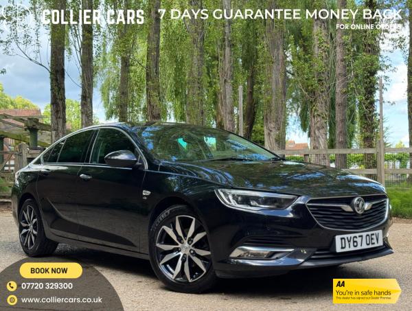 Vauxhall Insignia 1.5i Turbo Elite Nav Grand Sport 5dr Petrol Manual Euro 6 (s/s) (165 ps)