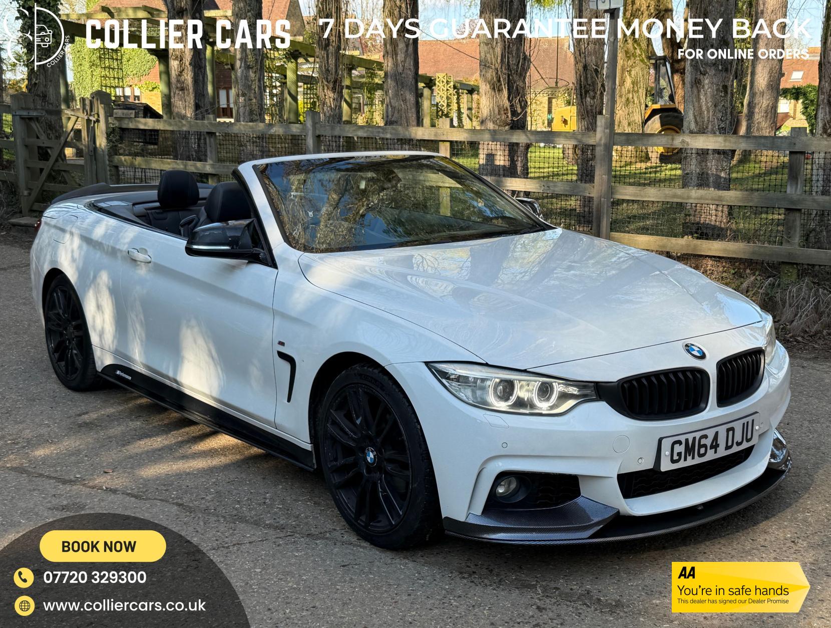 BMW 4 Series 2.0 420d M Sport Convertible 2dr Diesel Auto Euro 6 (s/s) (184 ps)