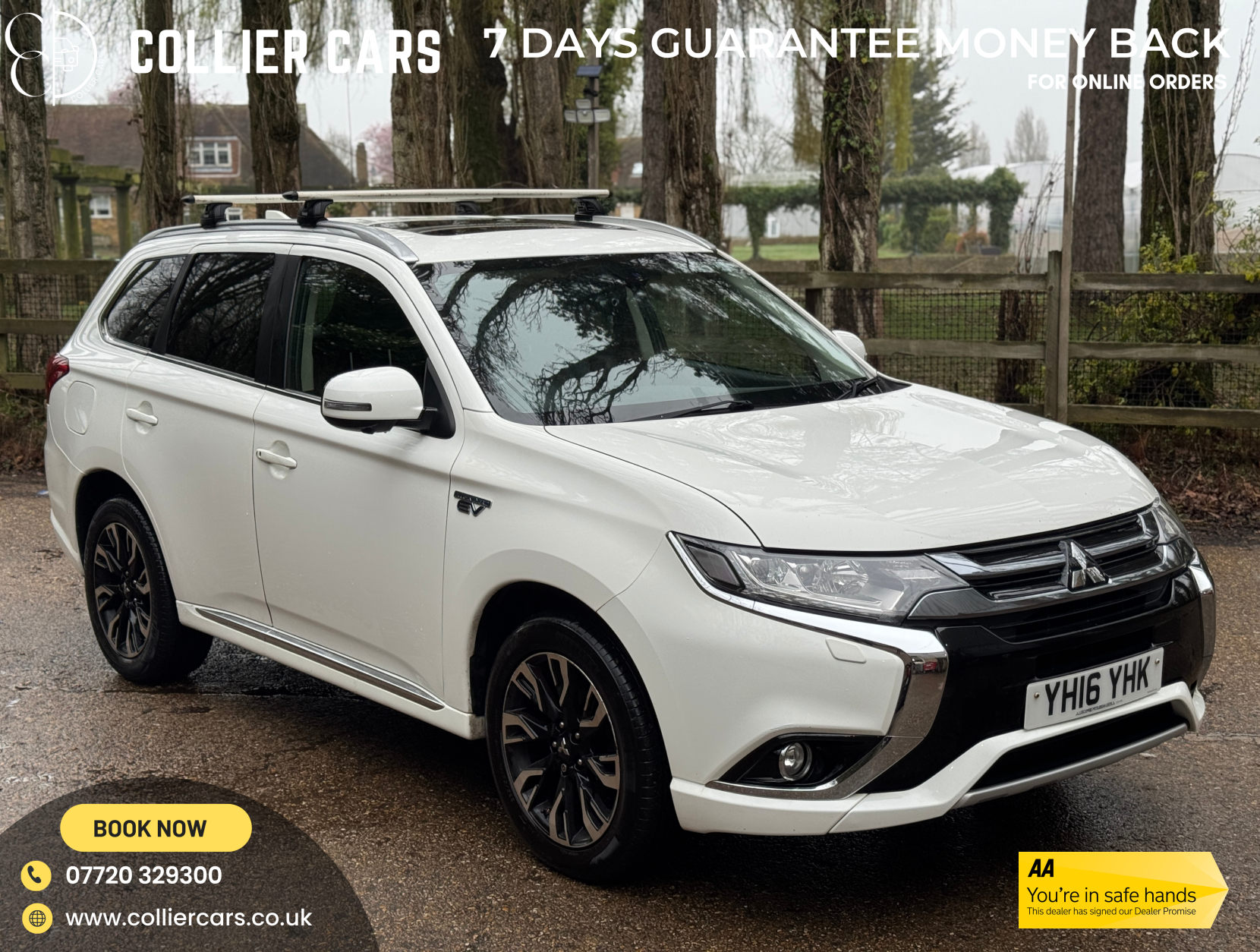 Mitsubishi Outlander 2.0h 12kWh GX4h SUV 5dr Petrol Plug-in Hybrid CVT 4WD Euro 6 (s/s) (200 ps)