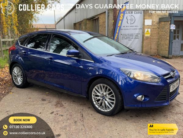 Ford Focus 1.0T EcoBoost Zetec Hatchback 5dr Petrol Manual Euro 5 (s/s) (125 ps)
