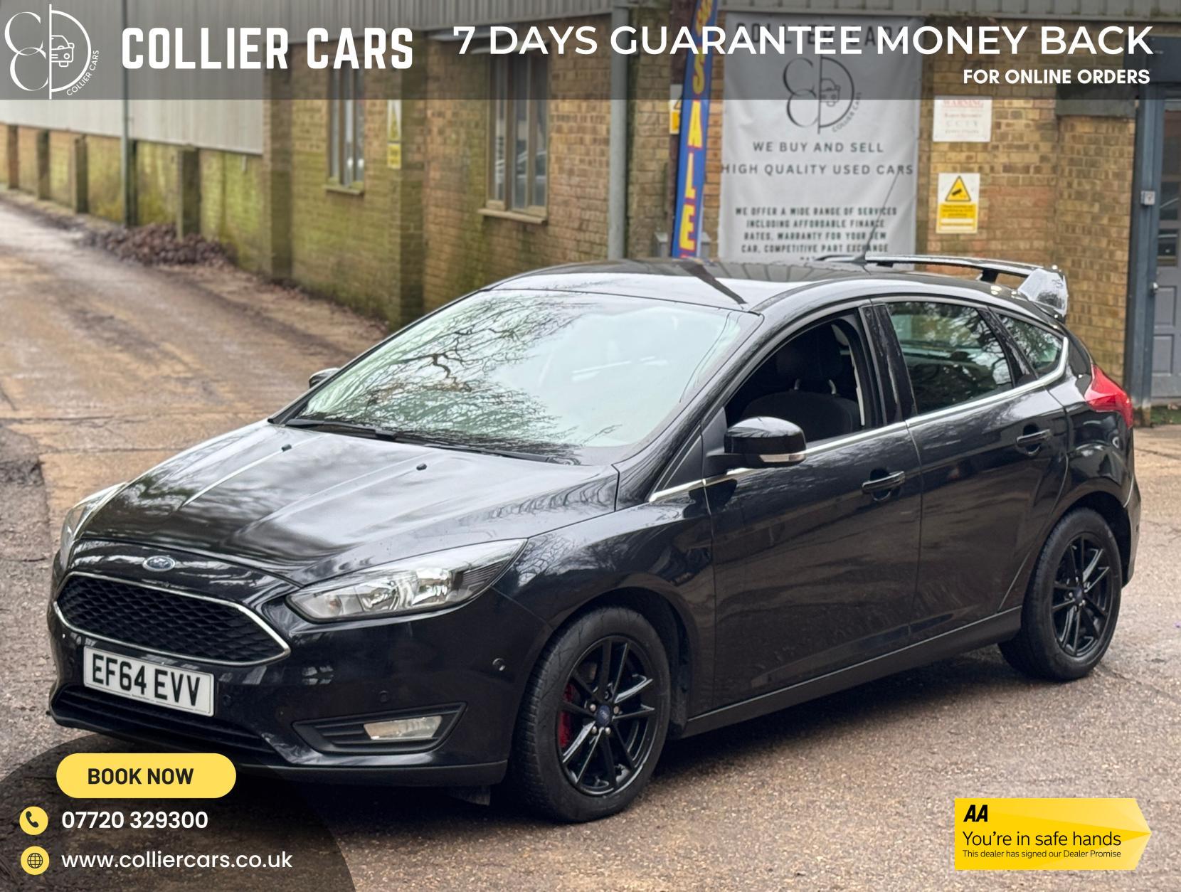 Ford Focus 1.0T EcoBoost Zetec Hatchback 5dr Petrol Manual Euro 6 (s/s) (100 ps)