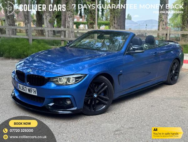 BMW 4 Series 2.0 420d M Sport Convertible 2dr Diesel Auto Euro 6 (s/s) (190 ps)
