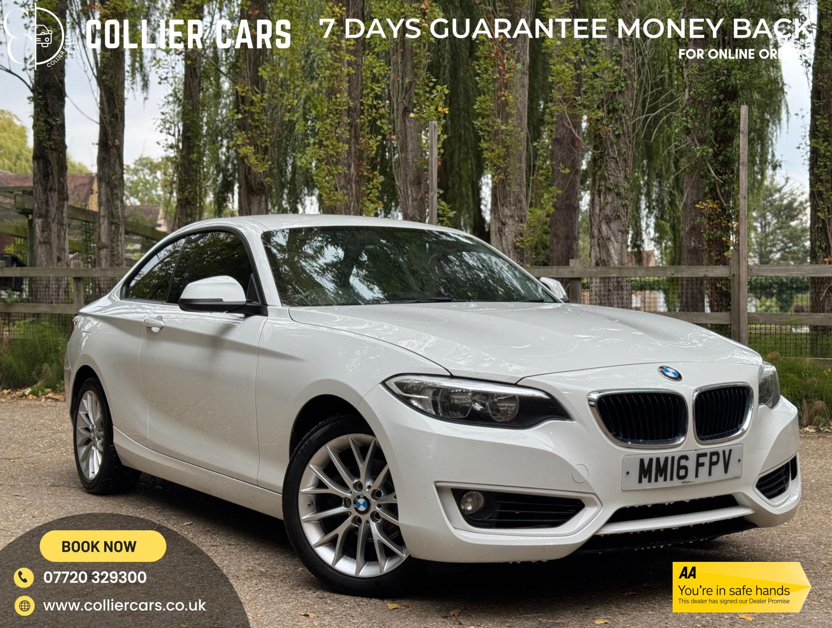 BMW 2 Series 1.5 218i SE Coupe 2dr Petrol Auto Euro 6 (s/s) (136 ps)