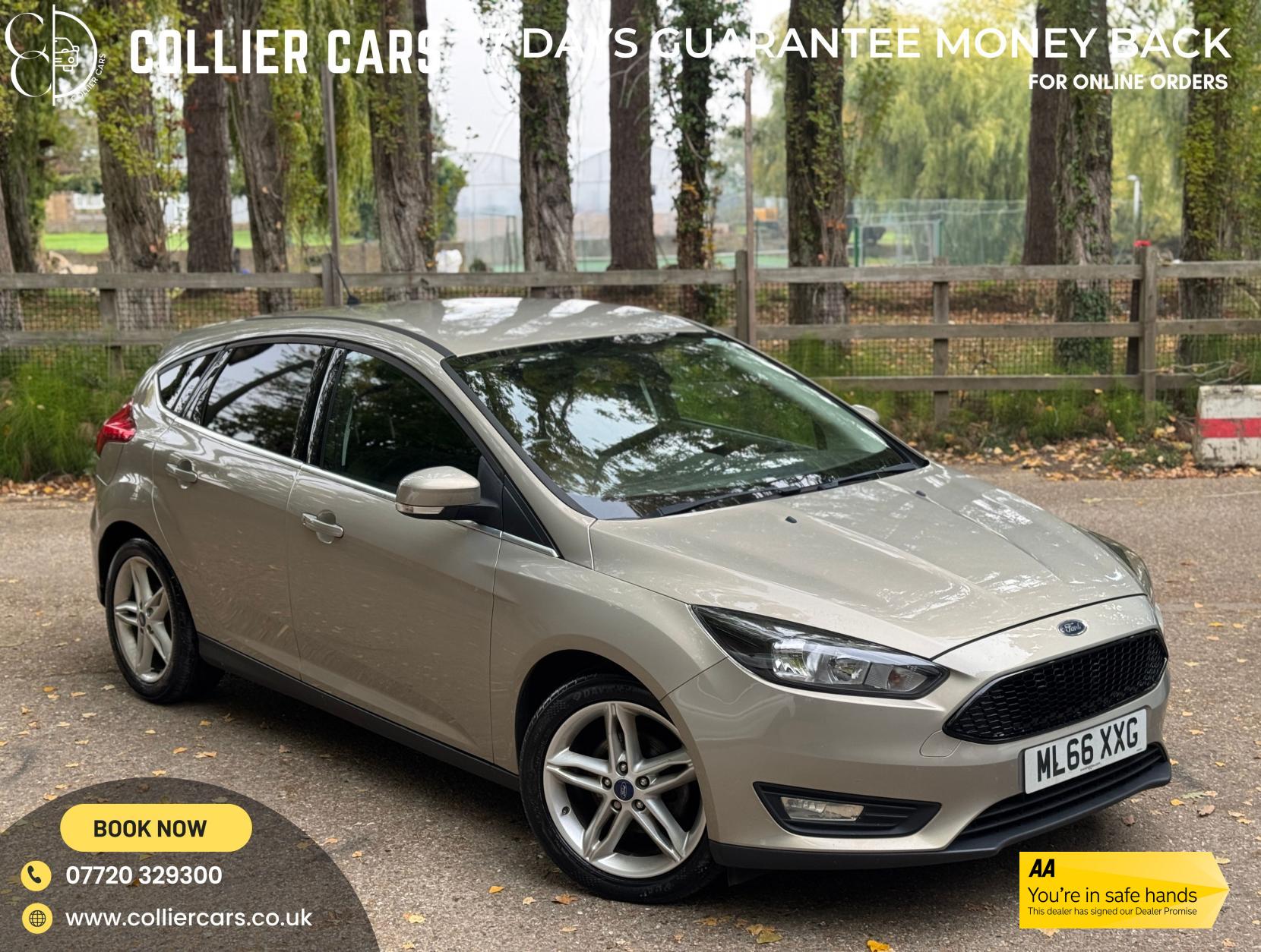 Ford Focus 1.0T EcoBoost Zetec Hatchback 5dr Petrol Manual Euro 6 (s/s) (100 ps)