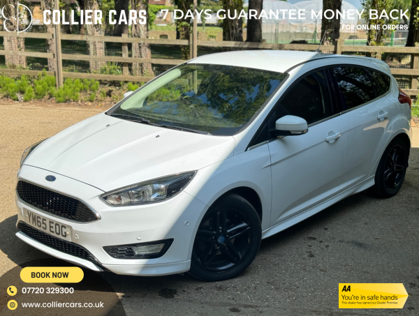 Ford Focus 1.0T EcoBoost Zetec S Hatchback 5dr Petrol Manual Euro 6 (s/s) (125 ps)