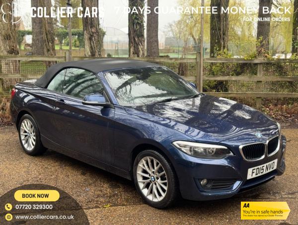 BMW 2 Series 1.5 218i SE Convertible 2dr Petrol Manual Euro 6 (s/s) (136 ps)