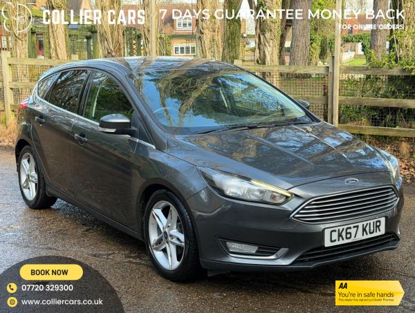 Ford Focus 1.0T EcoBoost Titanium Hatchback 5dr Petrol Manual Euro 6 (s/s) (125 ps)