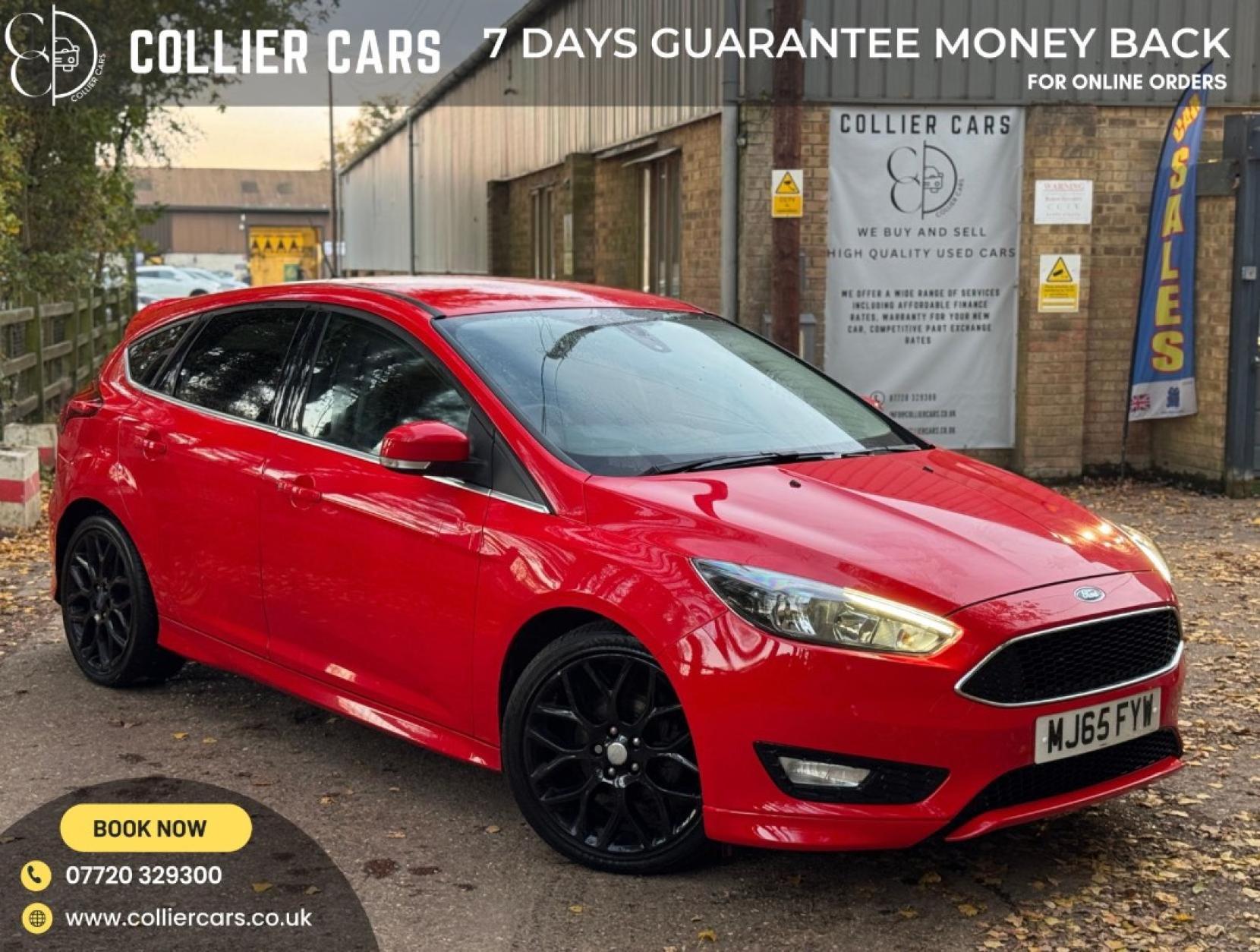 Ford Focus 1.0T EcoBoost Zetec S Hatchback 5dr Petrol Manual Euro 6 (s/s) (125 ps)