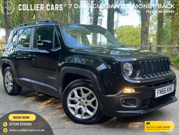 Jeep Renegade 1.6 MultiJetII Longitude SUV 5dr Diesel Manual Euro 6 (s/s) (120 ps)
