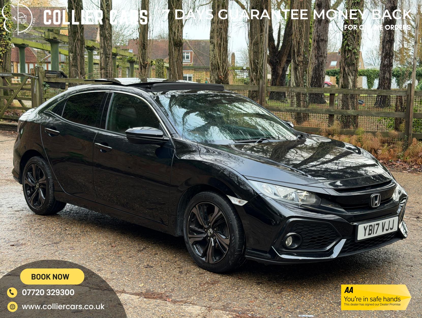 Honda Civic 1.0 VTEC Turbo EX Hatchback 5dr Petrol CVT Euro 6 (s/s) (129 ps)