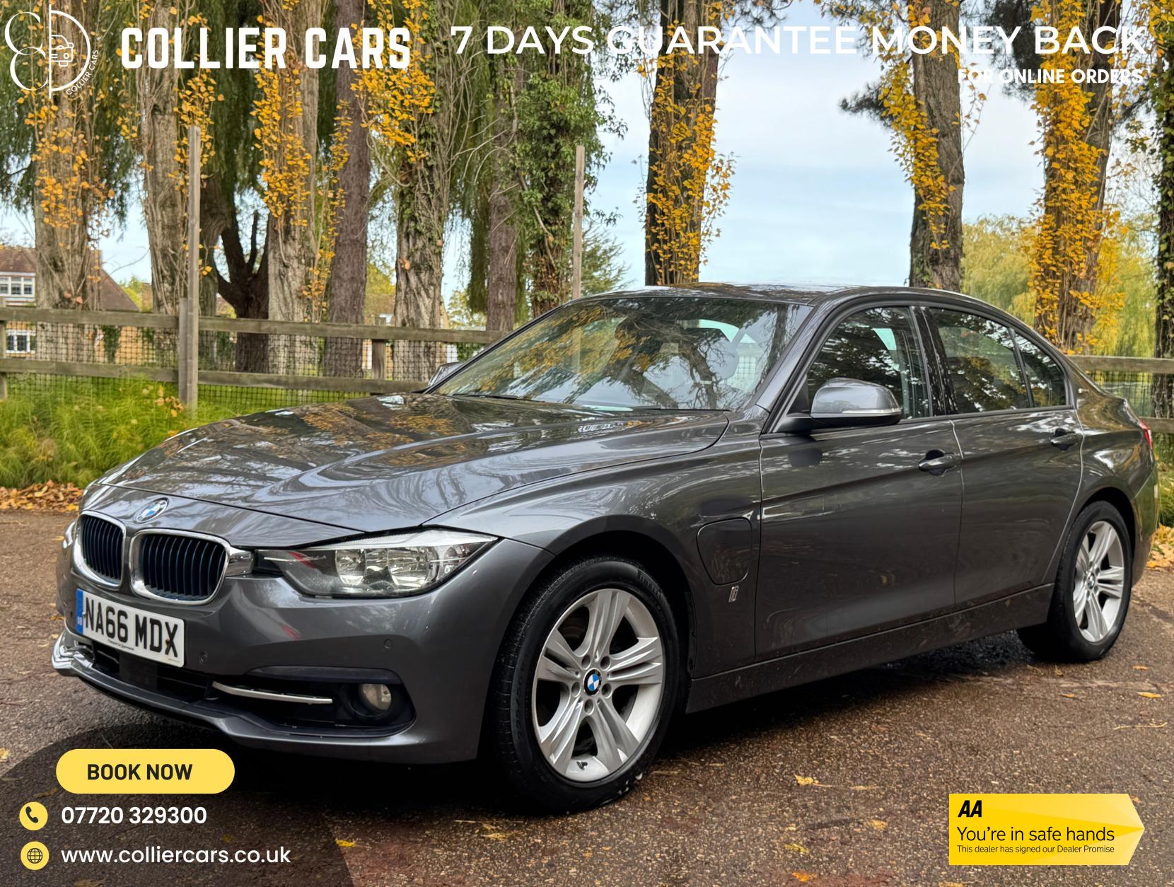 BMW 3 Series 2.0 330e 7.6kWh Sport Saloon 4dr Petrol Plug-in Hybrid Auto Euro 6 (s/s) (252 ps)