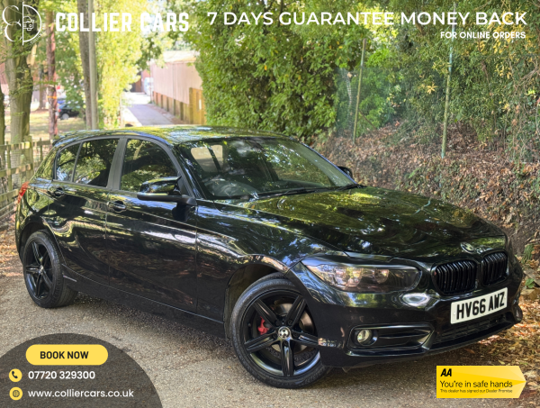 BMW 1 Series 1.5 118i Sport Hatchback 5dr Petrol Manual Euro 6 (s/s) (136 ps)