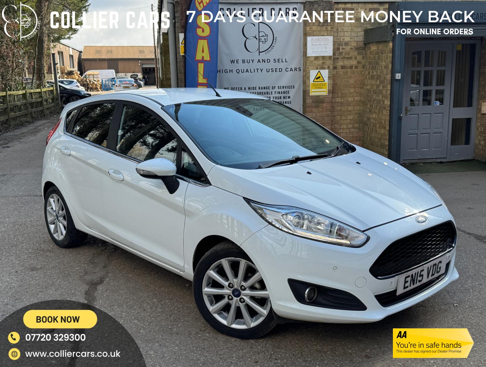 Ford Fiesta 1.0T EcoBoost Titanium Hatchback 5dr Petrol Manual Euro 6 (s/s) (100 ps)