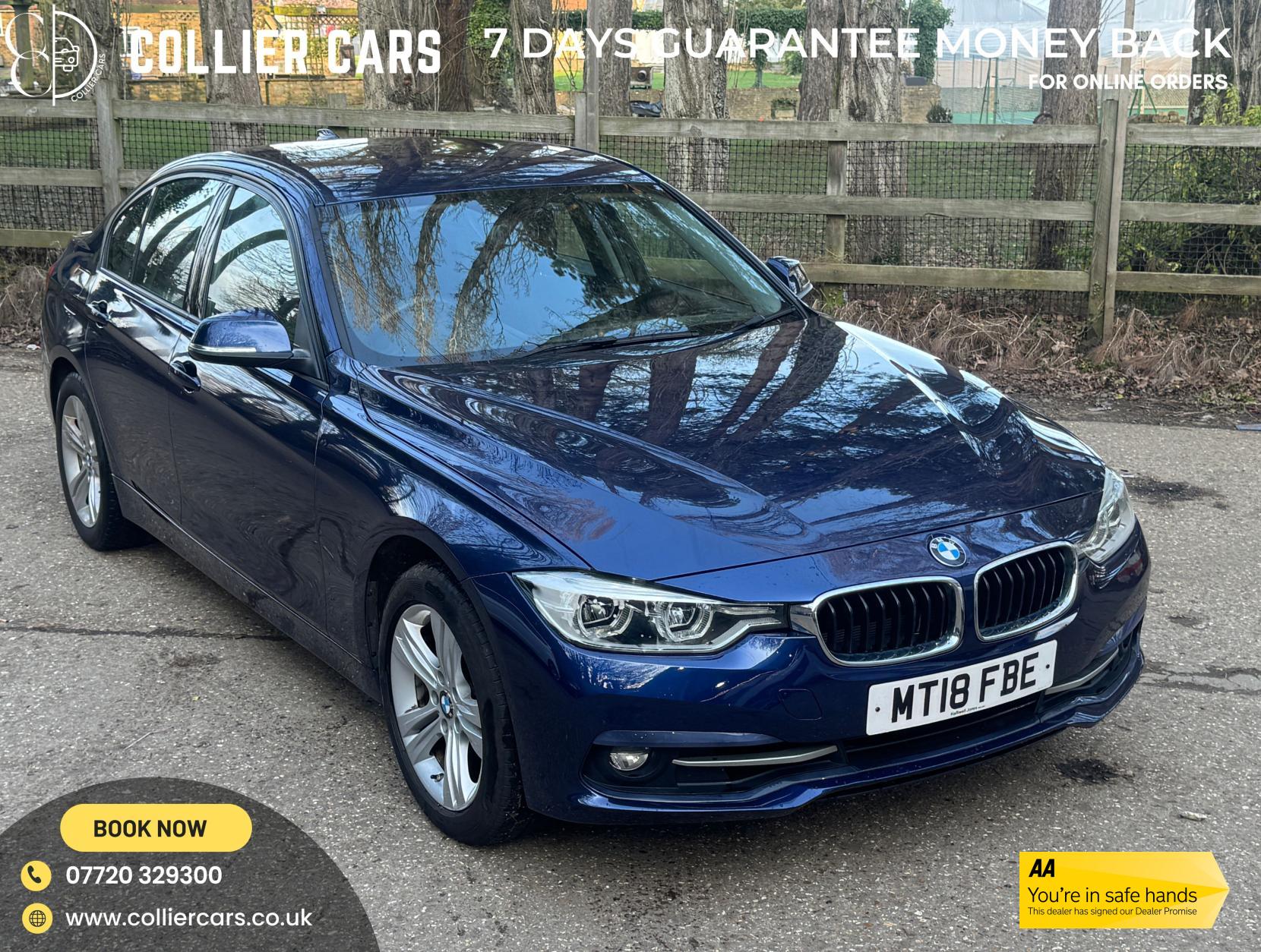 BMW 3 Series 2.0 320i Sport Saloon 4dr Petrol Manual Euro 6 (s/s) (184 ps)