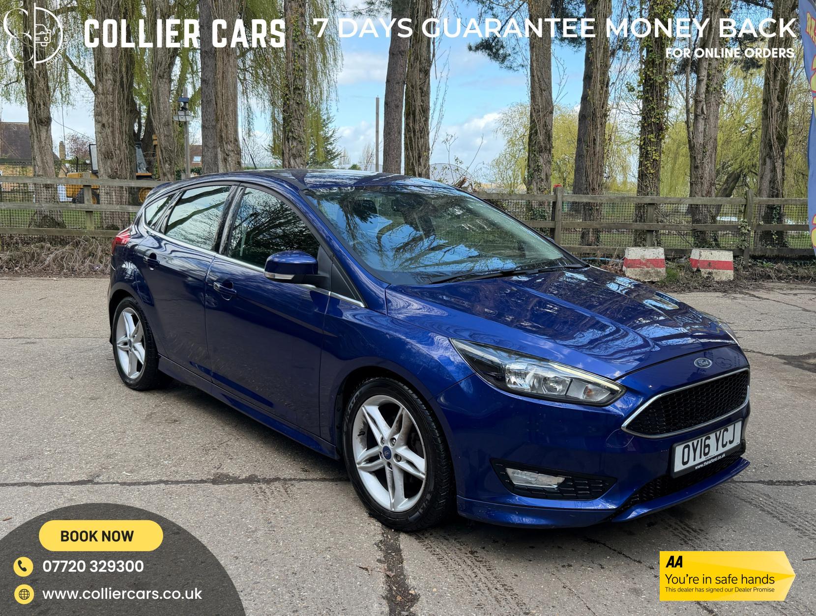 Ford Focus 1.0T EcoBoost Zetec S Hatchback 5dr Petrol Manual Euro 6 (s/s) (125 ps)
