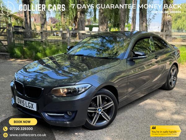 BMW 2 Series 2.0 218d Sport Coupe 2dr Diesel Manual Euro 6 (s/s) (143 ps)