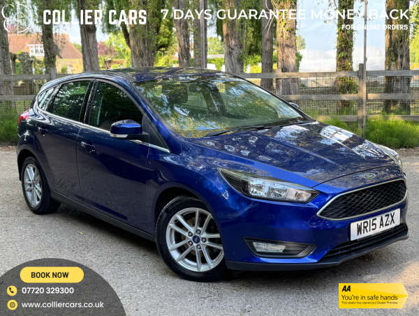 Ford Focus 1.0T EcoBoost Zetec Hatchback 5dr Petrol Manual Euro 6 (s/s) (125 ps)