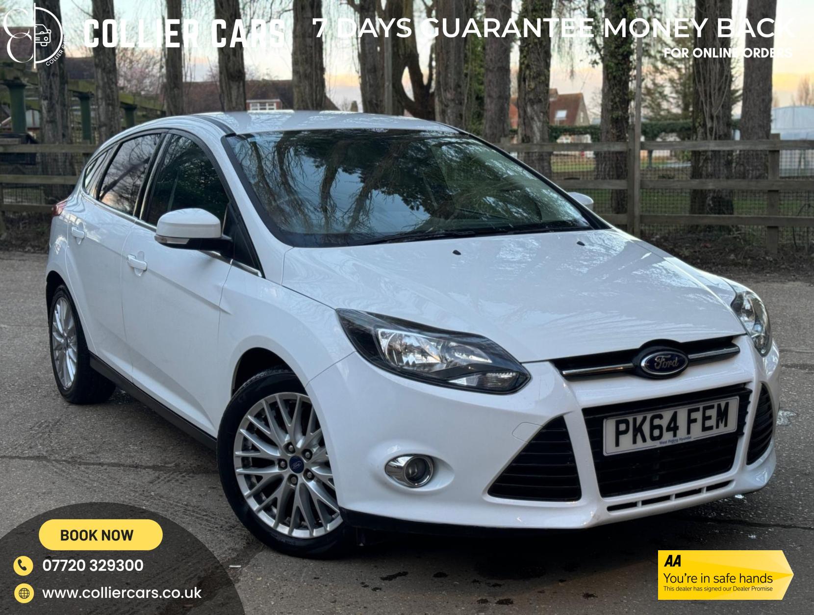 Ford Focus 1.0T EcoBoost Zetec Hatchback 5dr Petrol Manual Euro 5 (s/s) (100 ps)