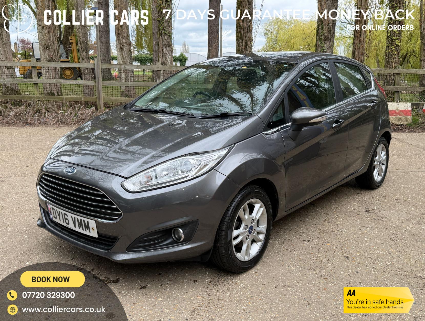 Ford Fiesta 1.0T EcoBoost Zetec Hatchback 5dr Petrol Manual Euro 6 (s/s) (100 ps)
