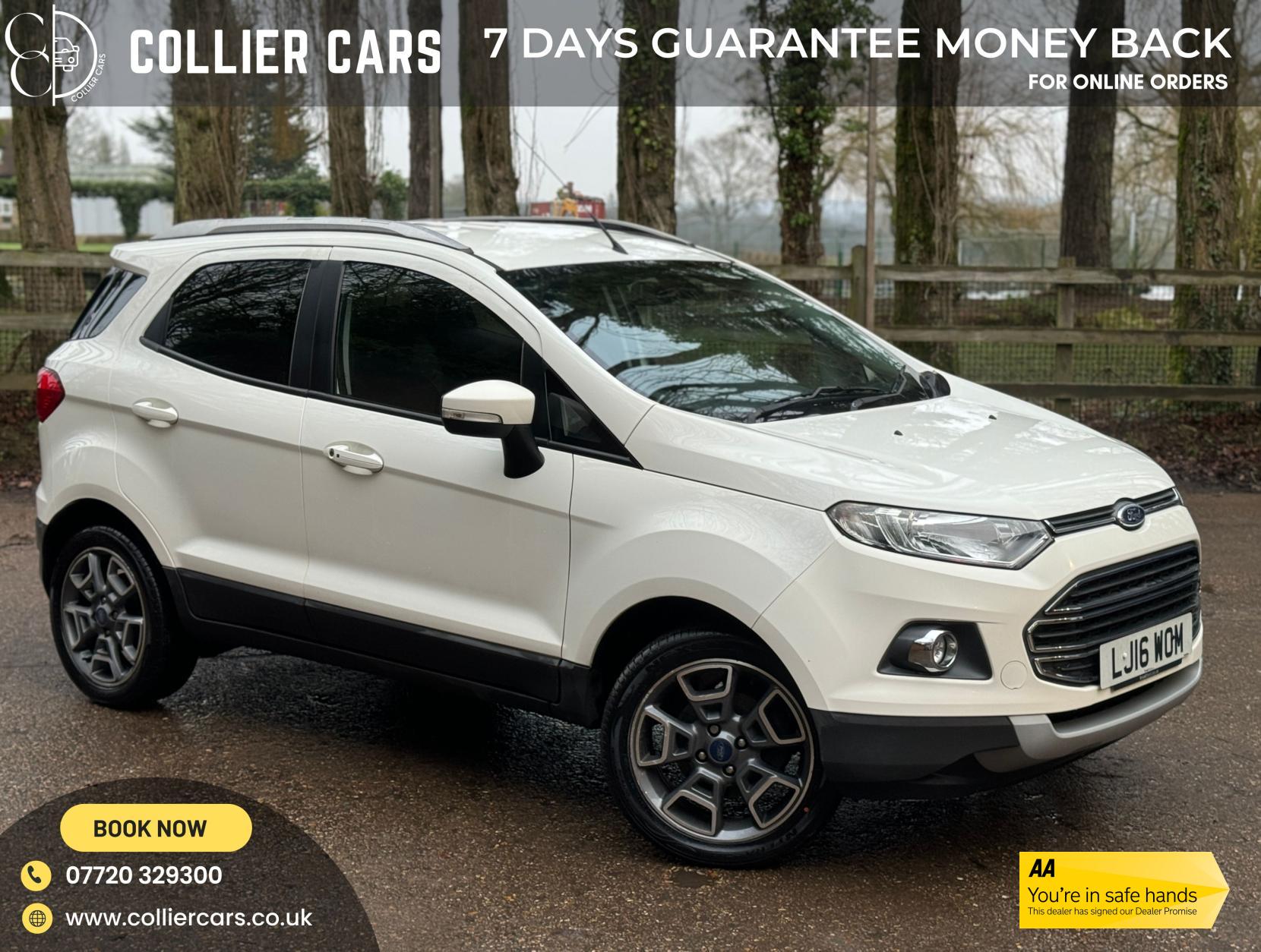 Ford EcoSport 1.0T EcoBoost Titanium SUV 5dr Petrol Manual 2WD Euro 5 (s/s) (125 ps)