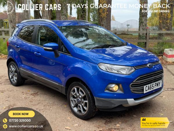 Ford EcoSport 1.0T EcoBoost Titanium SUV 5dr Petrol Manual 2WD Euro 5 (s/s) (125 ps)